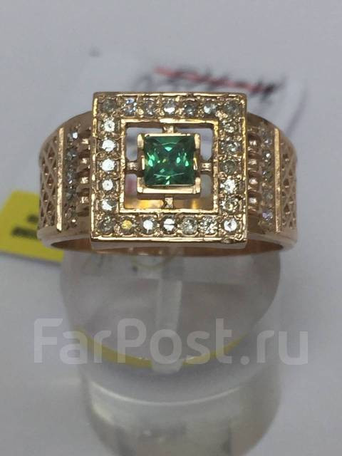 Золотая печатка с бриллиантами артикул М-113 Золотая печатка с бриллиантами артикул М-113