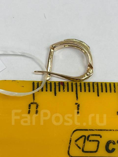 Серьги золото 585 пробы с фианитами арт С-2563 Серьги золото 585 пробы с фианитами арт С-2563